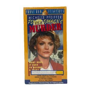 Michelle Pfeiffer - Power, Passion and Murder 1987 Film VHS Front Row Drama New